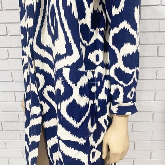 Anthropologie Women’s Blue Motif Robbie Duster‎ Jacket - Picture 6 of 15